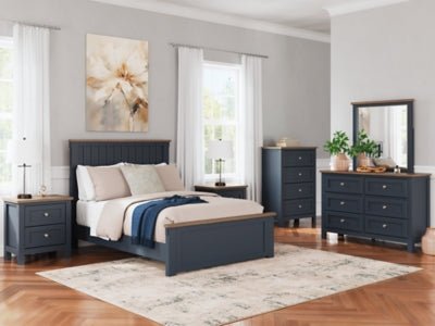 Landocken Queen Panel Bed - Al Rugaib Furniture