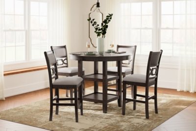 Langwest Counter Height Dining Table and 4 Barstools (Set of 5) Dining Room Sets| Ashley Homestore