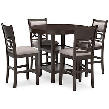 Langwest Counter Height Dining Table and 4 Barstools (Set of 5) Dining Room Sets| Ashley Homestore