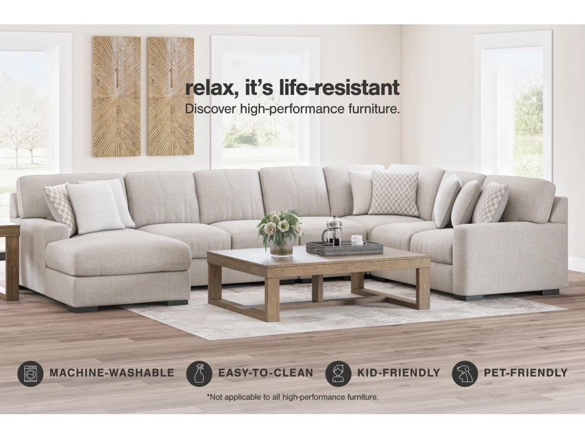 Larce Left-Arm Facing Loveseat Sectionals| Ashley Homestore