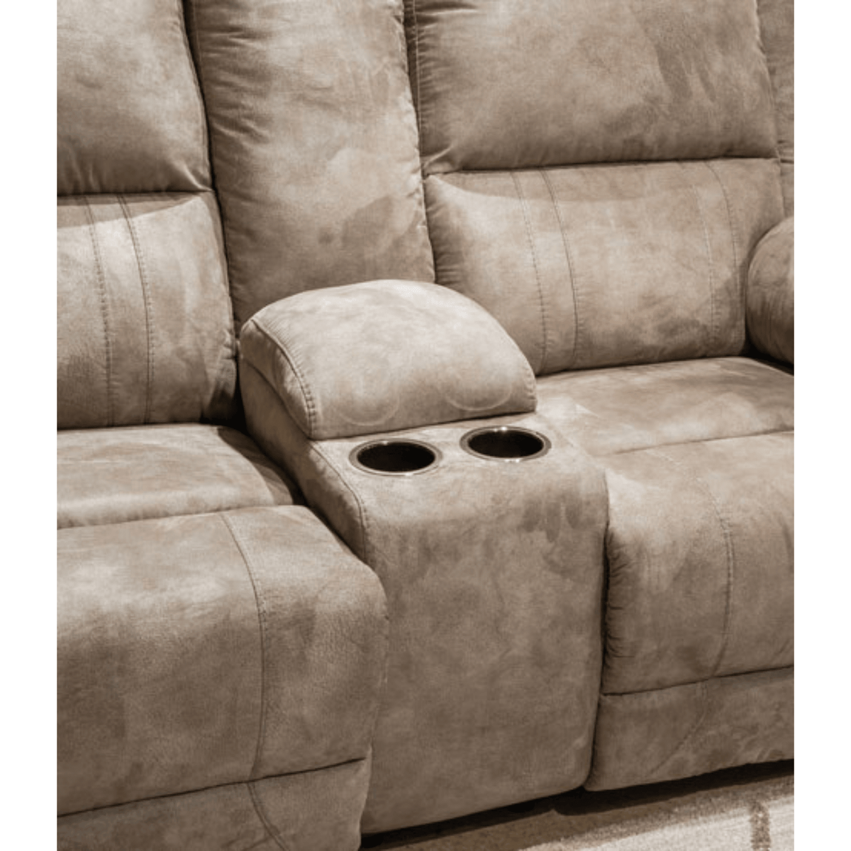 Laresview Reclining Loveseat with Console Recliners| Ashley Homestore