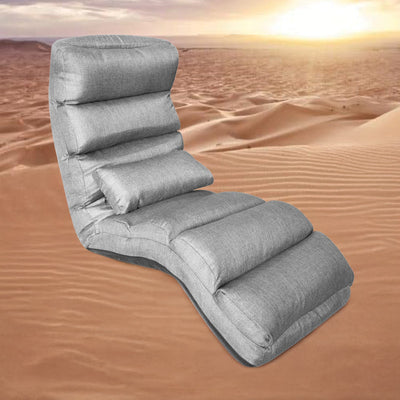 Large Floor Chair – Adjustable Backrest with Extra Lumbar Support for Ultimate Comfort. - Al Rugaib Furniture