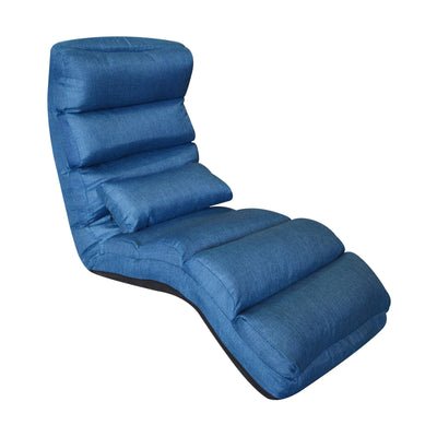 Large Floor Chair – Linen – Adjustable Backrest with Extra Lumbar Support for Comfort. - Al Rugaib Furniture