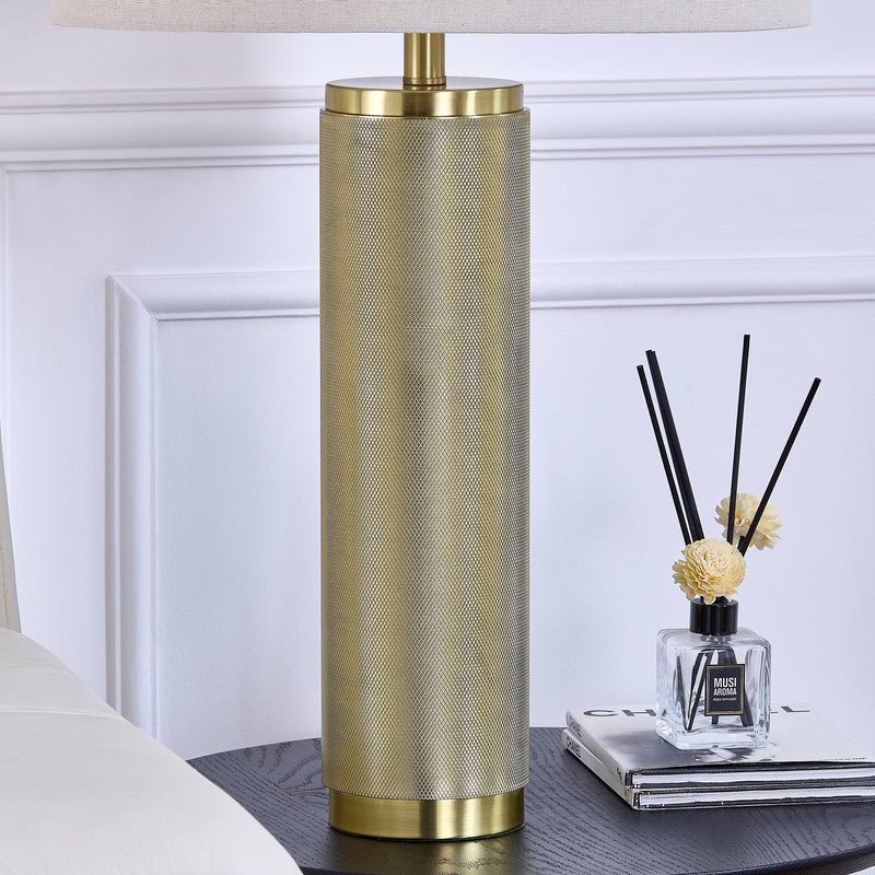 30"H Gold Nostalgia Table Lamp Table Lamps| Crestview