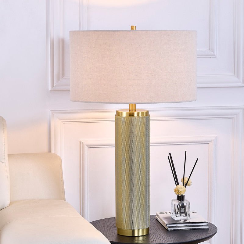 30"H Gold Nostalgia Table Lamp Table Lamps| Crestview