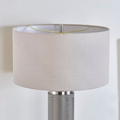 Large Silver Nostalgia Table Lamp - Al Rugaib Furniture