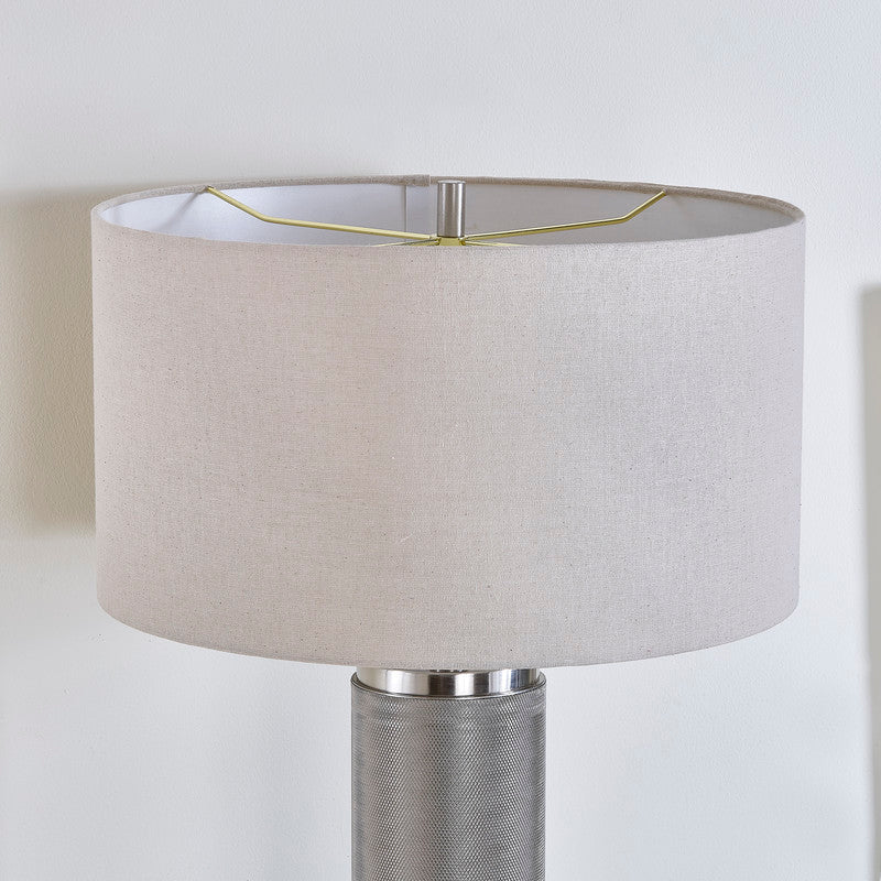 Large Silver Nostalgia Table Lamp - Al Rugaib Furniture