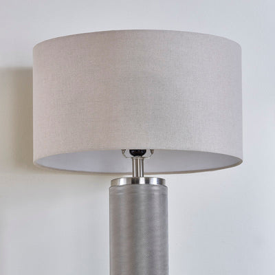 Large Silver Nostalgia Table Lamp - Al Rugaib Furniture