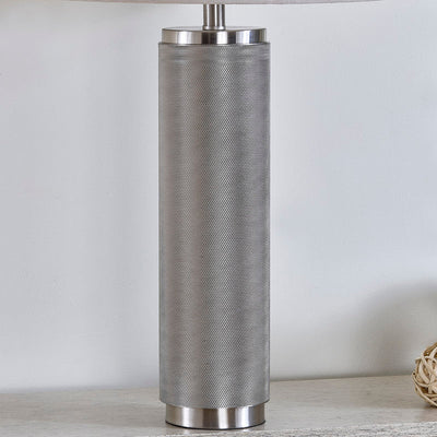 Large Silver Nostalgia Table Lamp - Al Rugaib Furniture