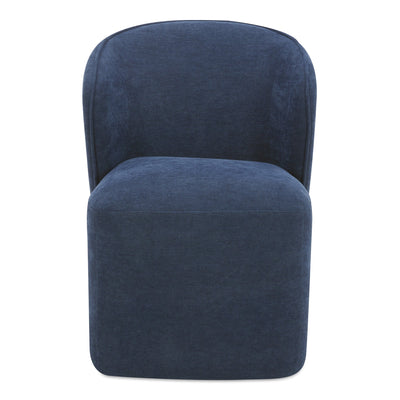 LARSON ROLLING DINING CHAIR PERFORMANCE FABRIC - Al Rugaib Furniture