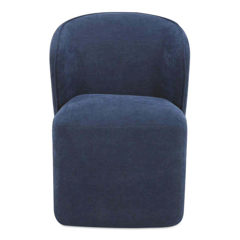 LARSON ROLLING DINING CHAIR PERFORMANCE FABRIC - Al Rugaib Furniture