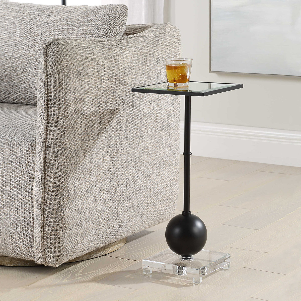 Laton Accent Table, Natural Iron Accent & End Tables| Uttermost