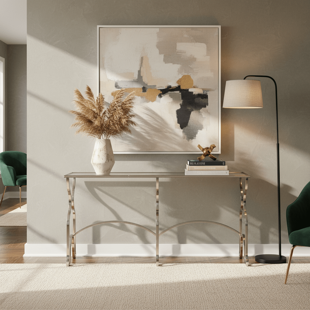 Laurel Metal Console Table Table Decors| Bernhardt