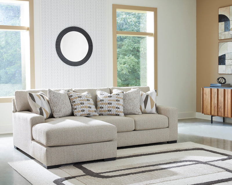 Laurelgrove 2 - Piece Sectional Sofa Chaise - Al Rugaib Furniture