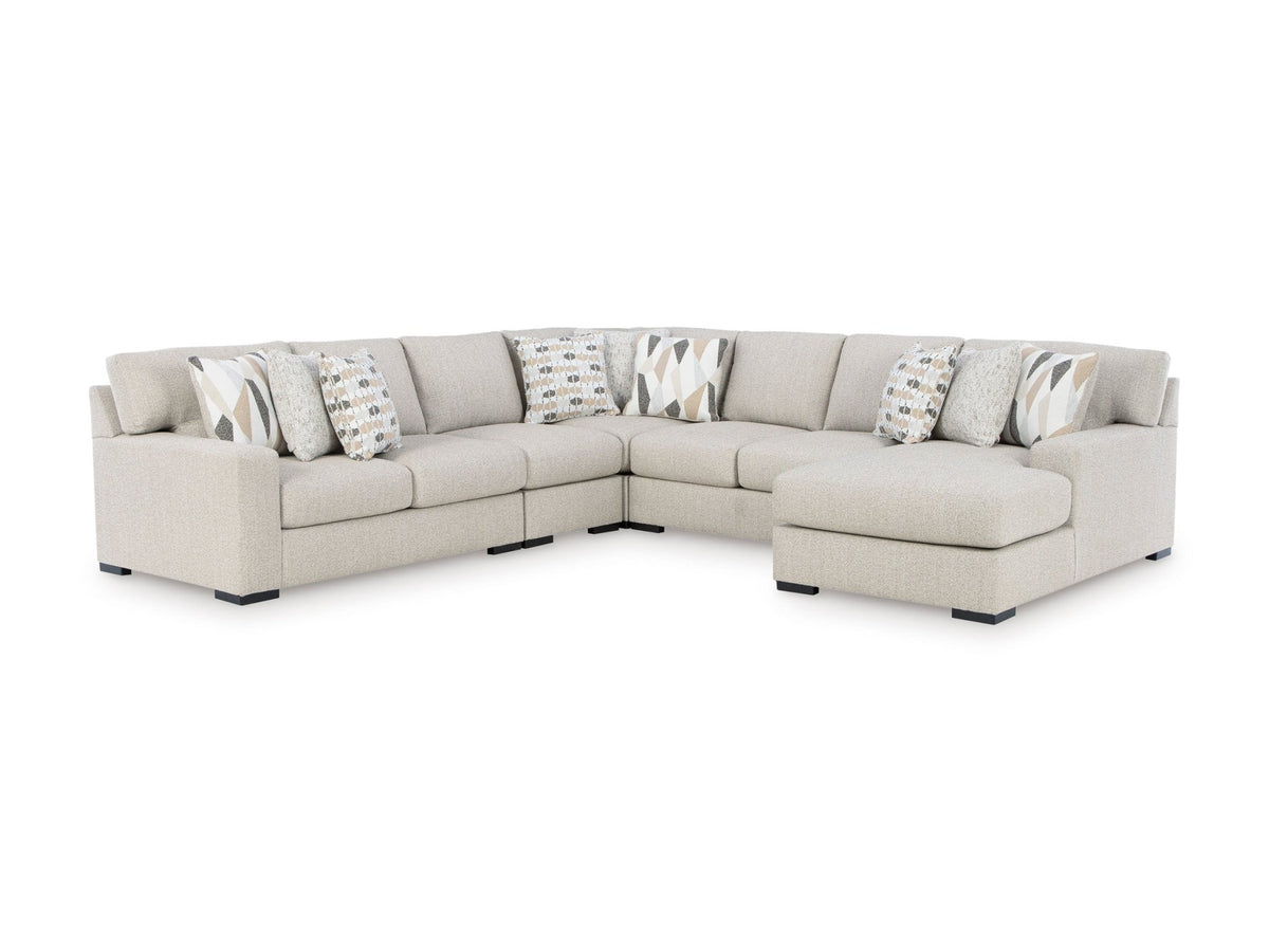 Laurelgrove 5-Piece Sectional with Chaise Sectionals| Ashley Homestore