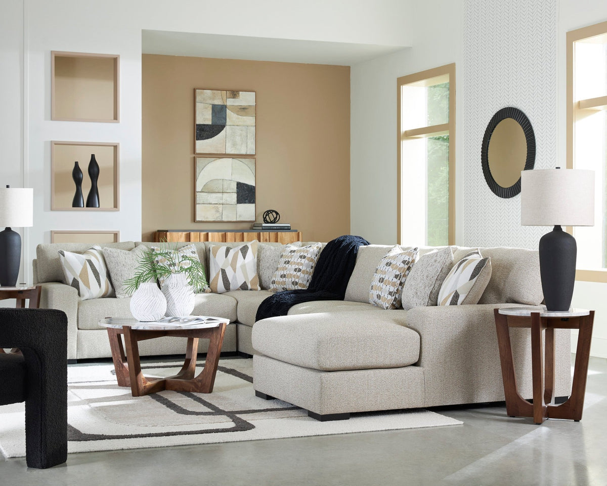 Laurelgrove 5-Piece Sectional with Chaise Sectionals| Ashley Homestore
