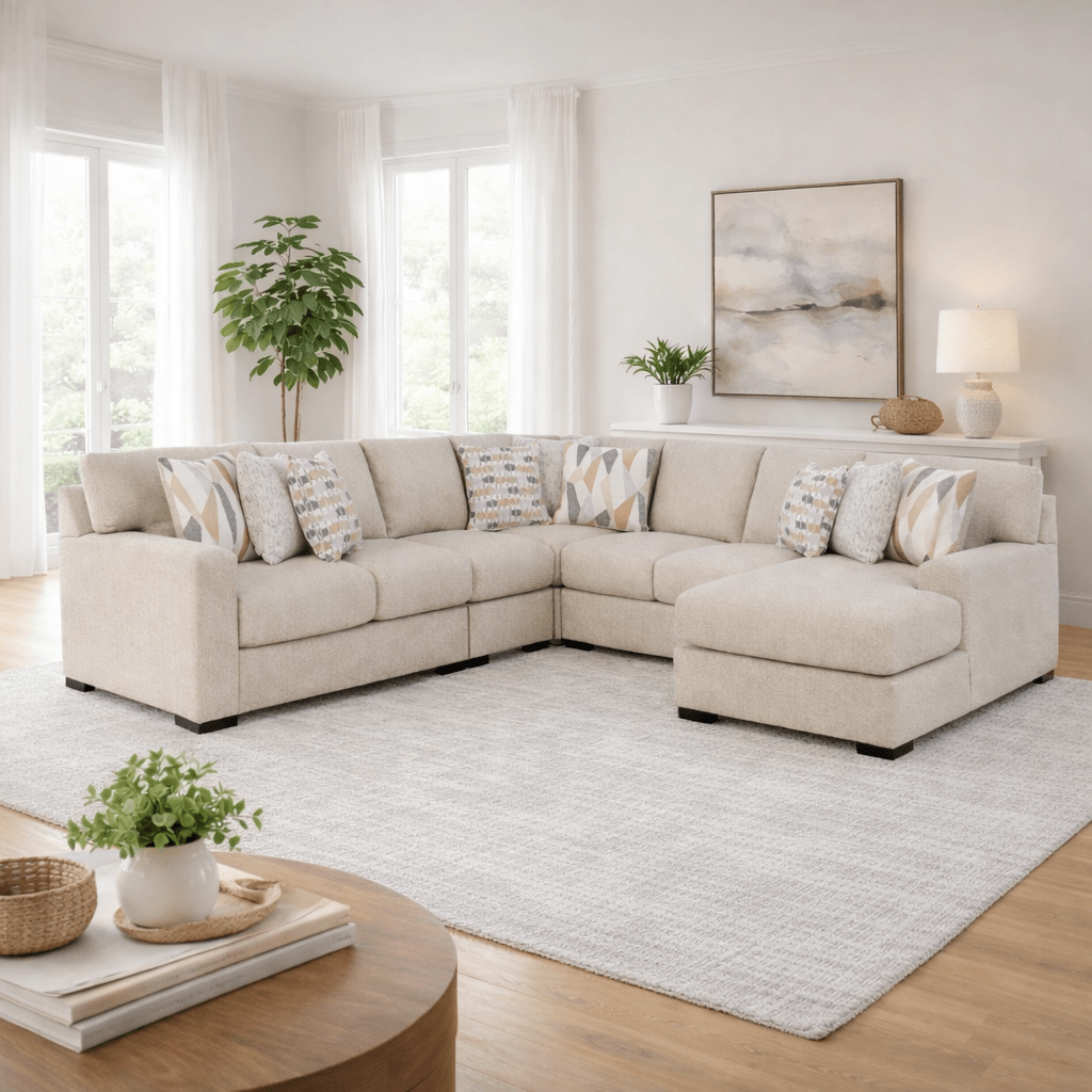 Laurelgrove 5-Piece Sectional with Chaise Sectionals| Ashley Homestore
