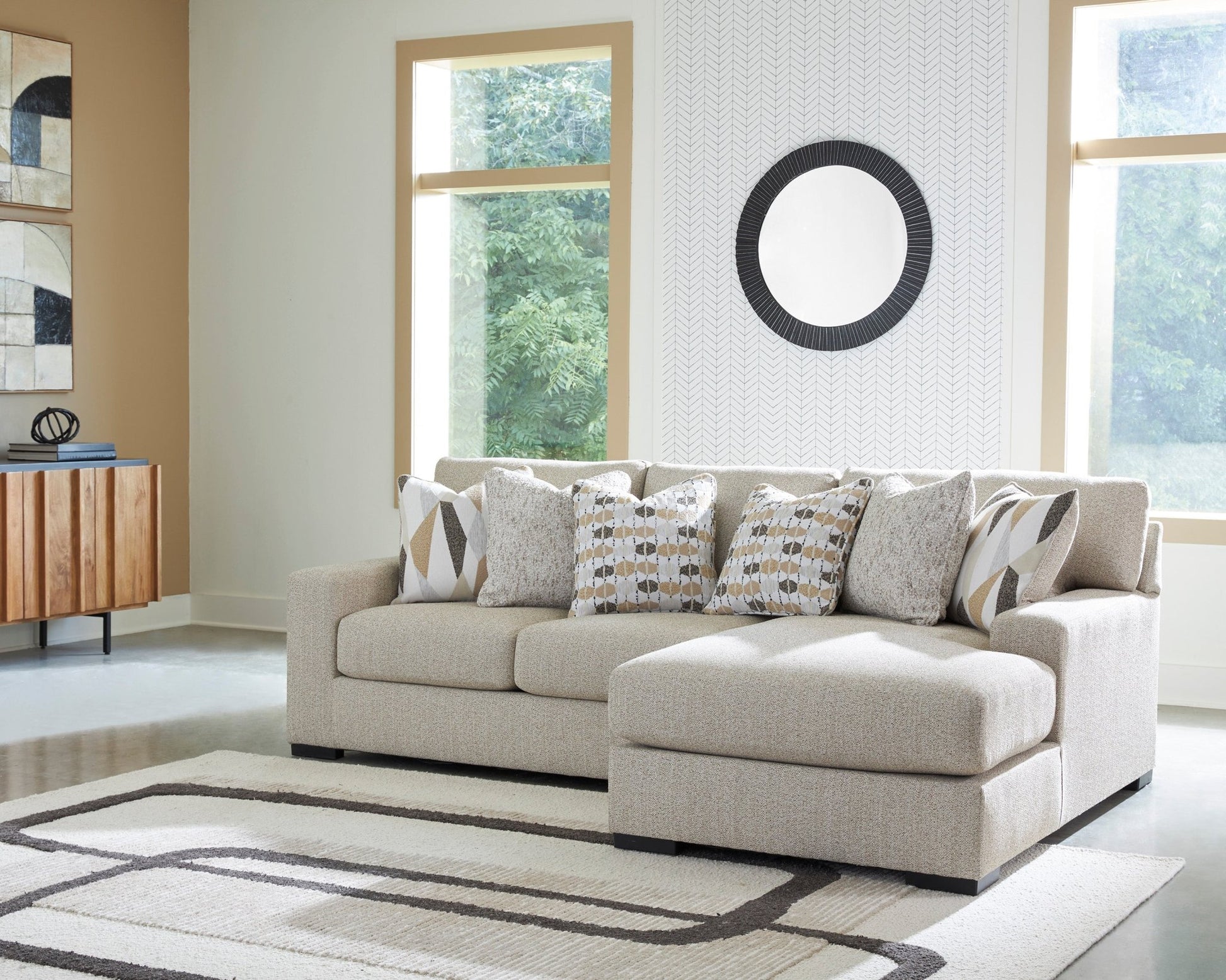 Laurelgrove  RAF Chaise Sectionals| Ashley Homestore
