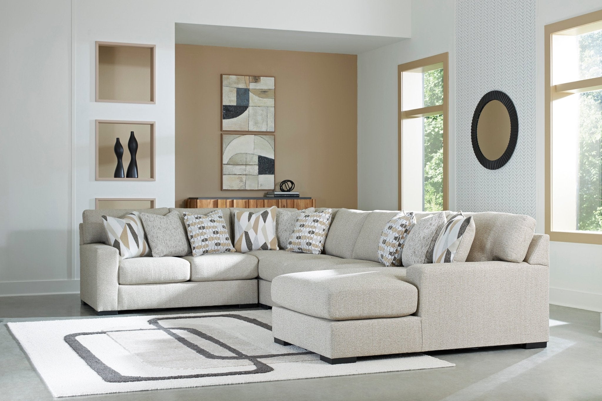 Laurelgrove  Wedge Sectionals| Ashley Homestore