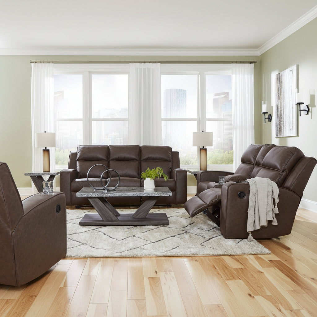 Lavenhorne Granite Motion Set Recliners| Ashley Homestore