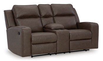Lavenhorne Reclining Loveseat with Console Recliners| Ashley Homestore