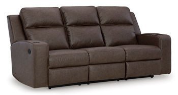 Lavenhorne Reclining Sofa with Drop Down Table Recliners| Ashley Homestore