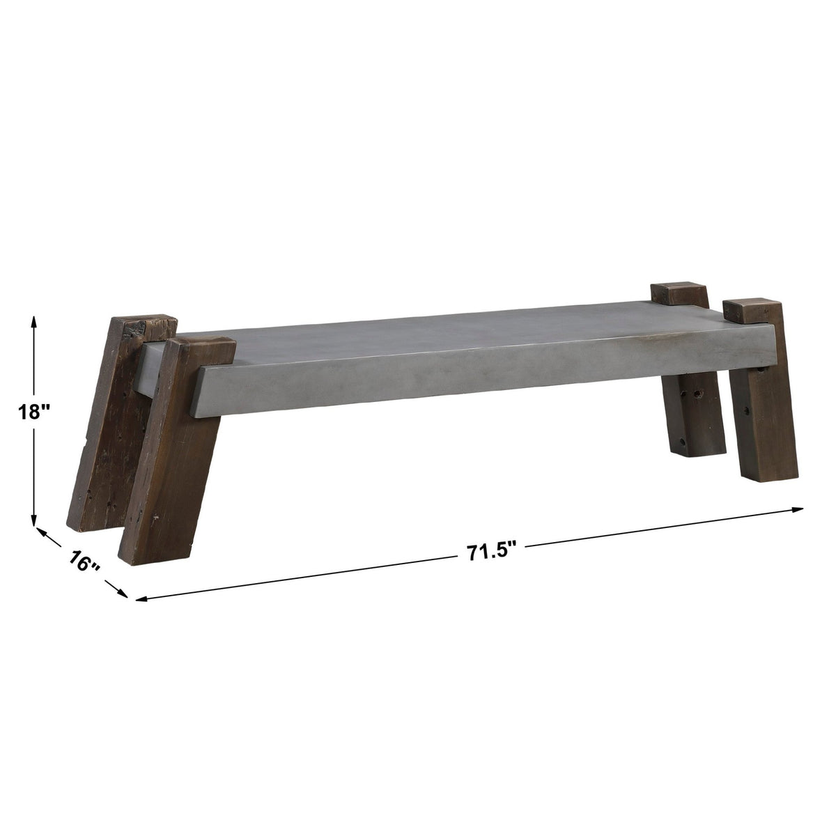 Lavin Bench Table Decors| Uttermost