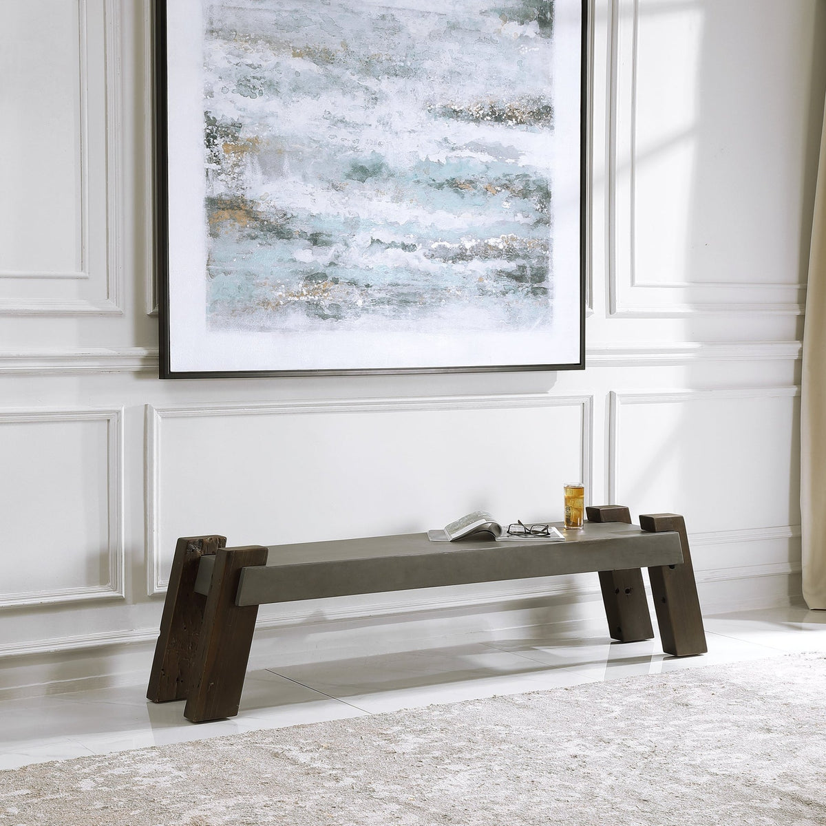 Lavin Bench Table Decors| Uttermost