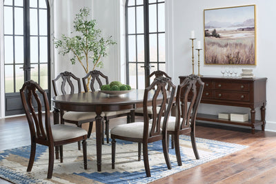 Lavinton Oval Dining Room - Al Rugaib Furniture