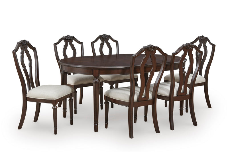 Lavinton Oval Dining Room - Al Rugaib Furniture
