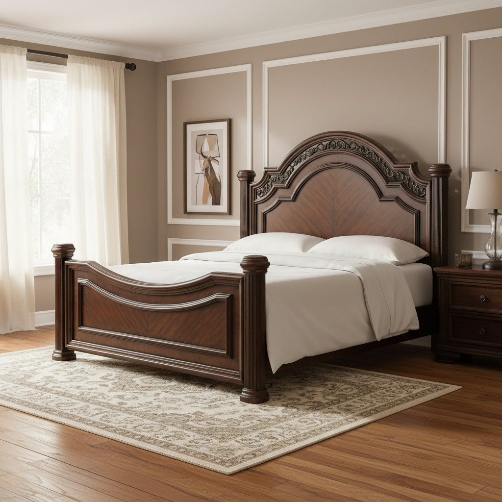 Lavinton Queen Poster Bed Beds| Ashley Homestore