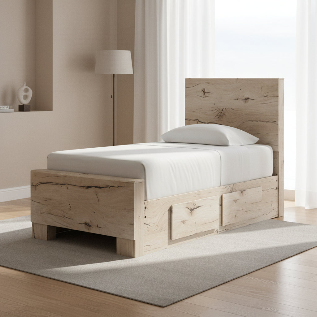 Lawroy Full Panel Bed with Storage Beds| Ashley Homestore