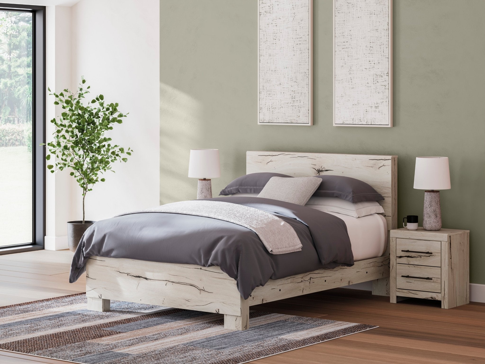 Lawroy King Panel Bed Beds| Ashley Homestore