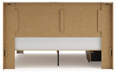 Lawroy King Panel Bed with Storage Beds| Ashley Homestore