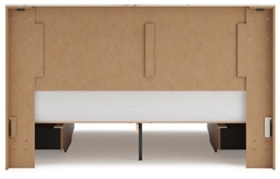 Lawroy King Panel Bed with Storage Beds| Ashley Homestore