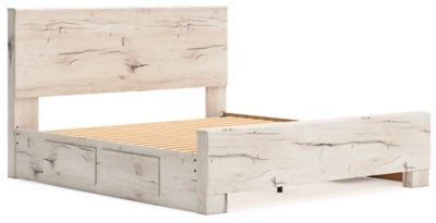 Lawroy King Panel Bed with Storage Beds| Ashley Homestore