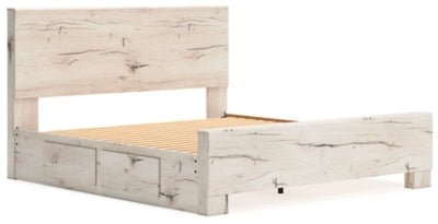 Lawroy King Panel Bed with Storage Beds| Ashley Homestore