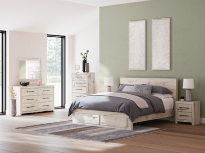 Lawroy King Panel Storage Bed Beds| Ashley Homestore