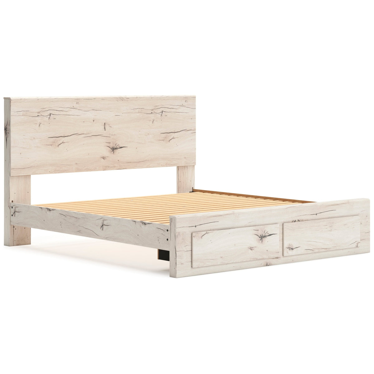 Lawroy King Panel Storage Bed Beds| Ashley Homestore