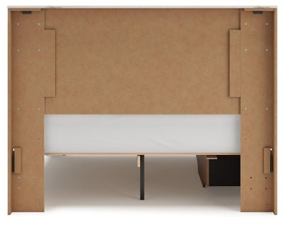Lawroy Queen Panel Bed with Storage Beds| Ashley Homestore
