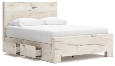 Lawroy Queen Panel Bed with Storage Beds| Ashley Homestore