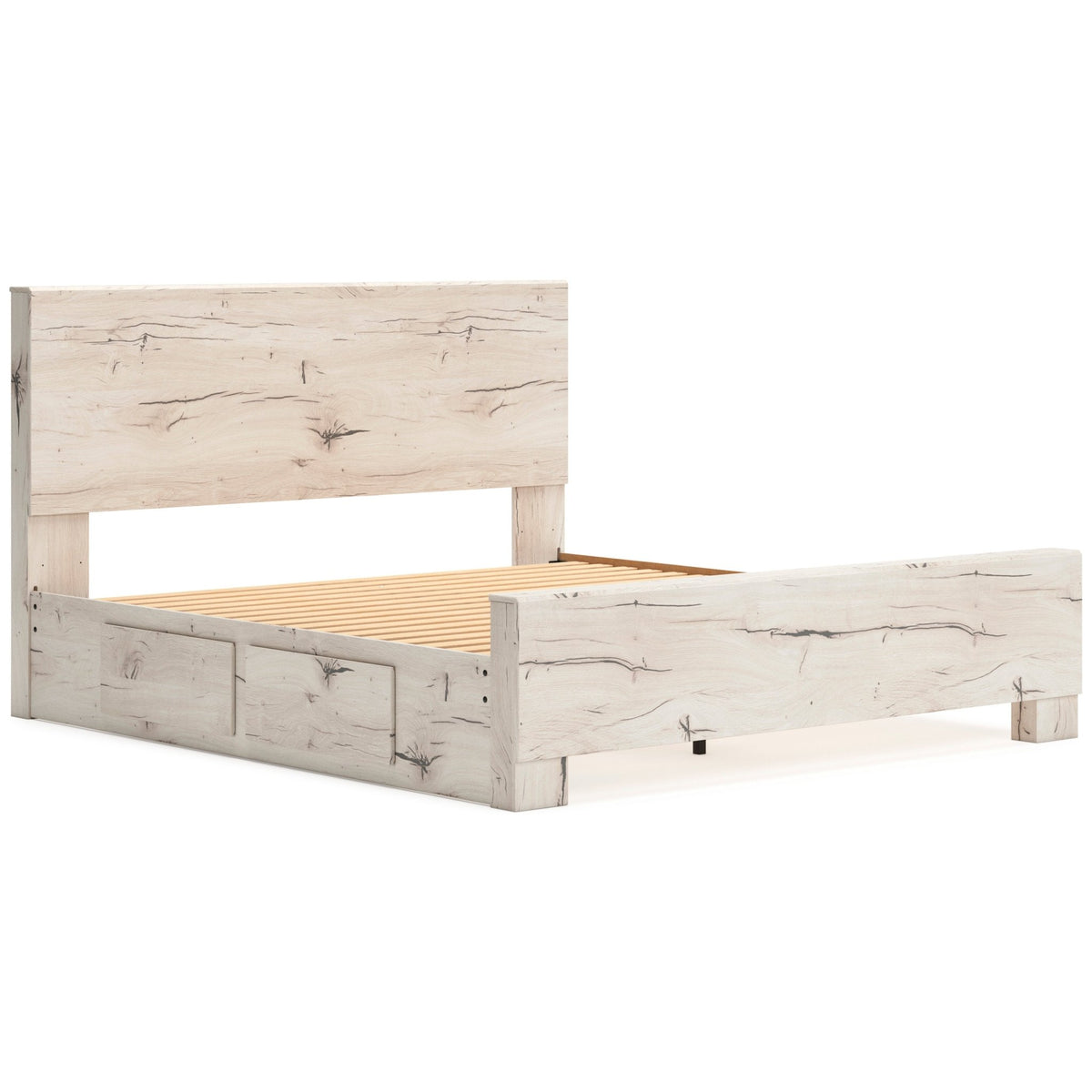 Lawroy Queen Panel Bed with Storage Beds| Ashley Homestore