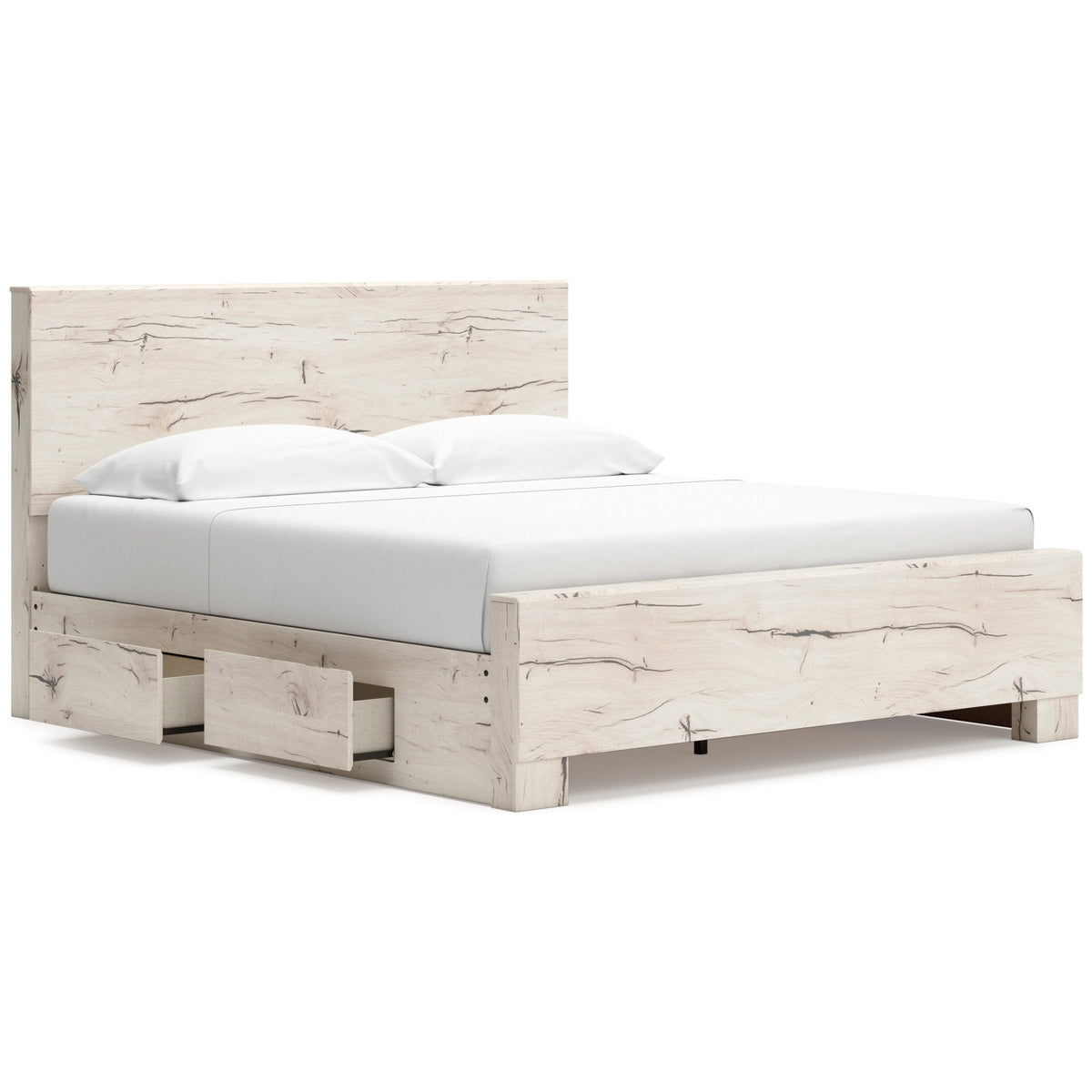 Lawroy Queen Panel Bed with Storage Beds| Ashley Homestore