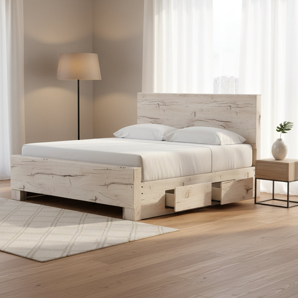 Lawroy Queen Panel Storage Bed Beds| Ashley Homestore