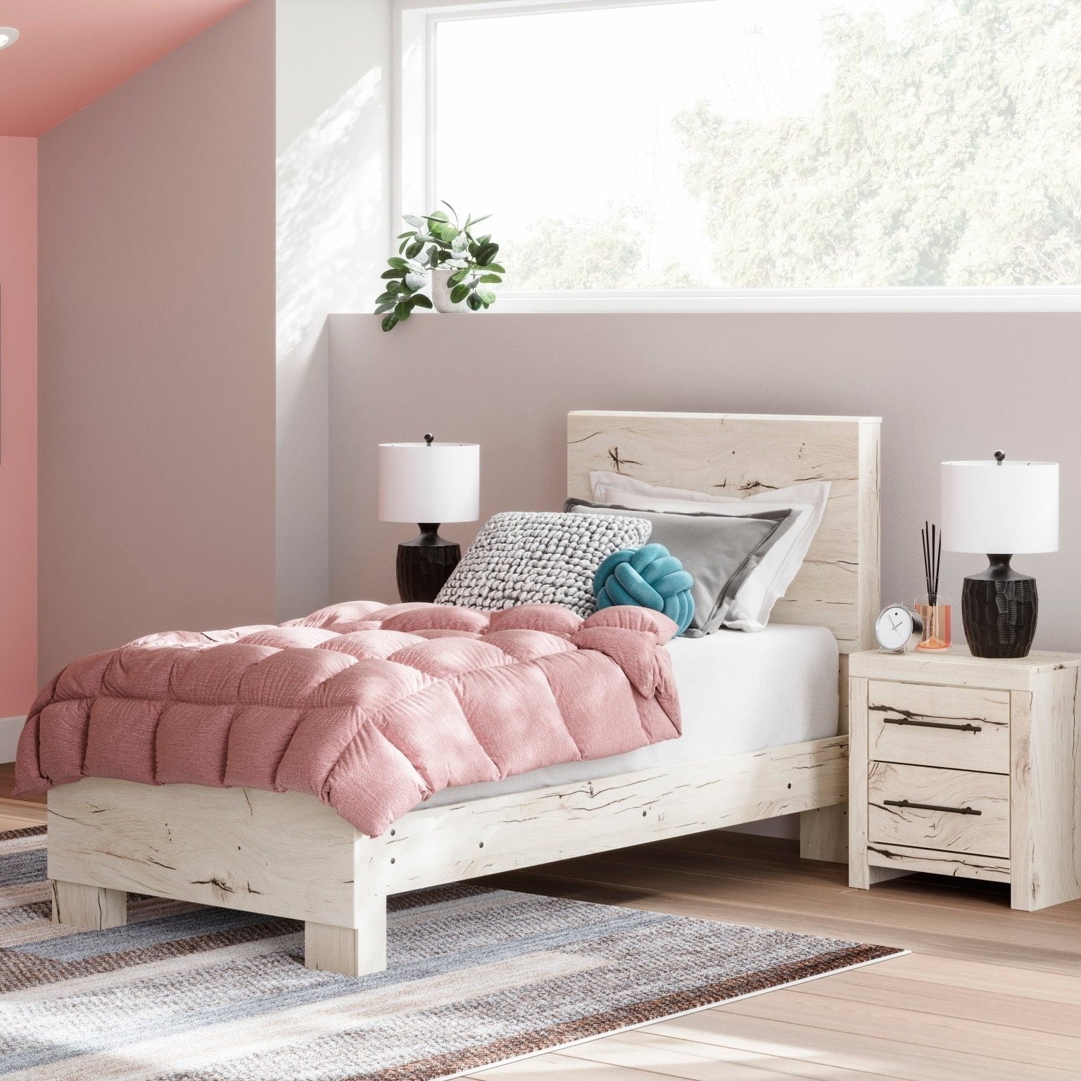 Lawroy Twin Panel Bed Beds| Ashley Homestore