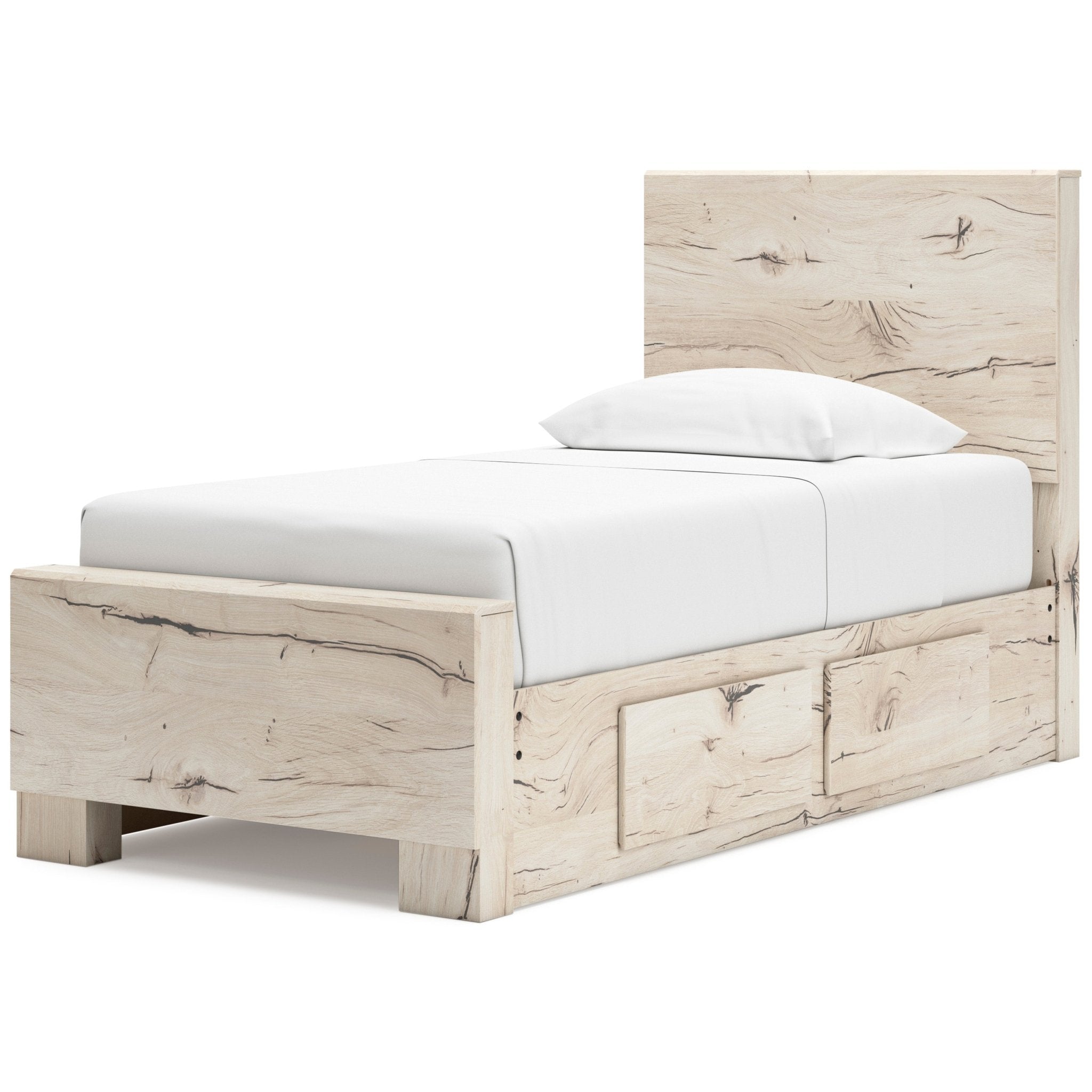 Lawroy Twin Panel Bed with Storage Beds| Ashley Homestore