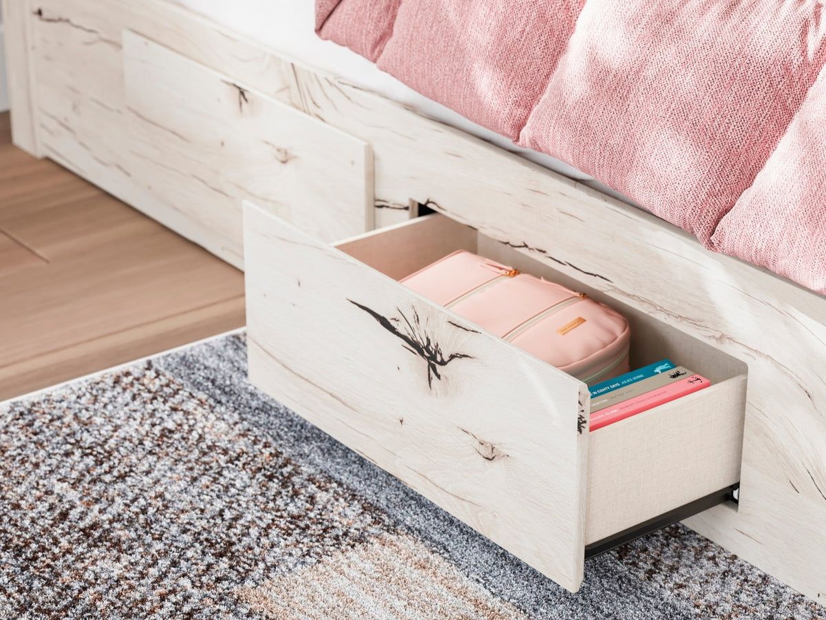 Lawroy Twin Panel Bed with Storage Beds| Ashley Homestore