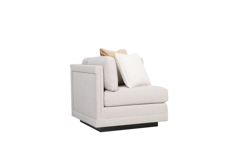 Layal Chic Gold Corner - Al Rugaib Furniture