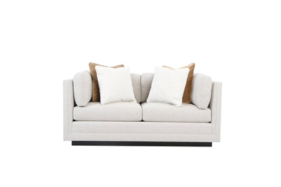 Layal Chic Gold Loveseat - Al Rugaib Furniture