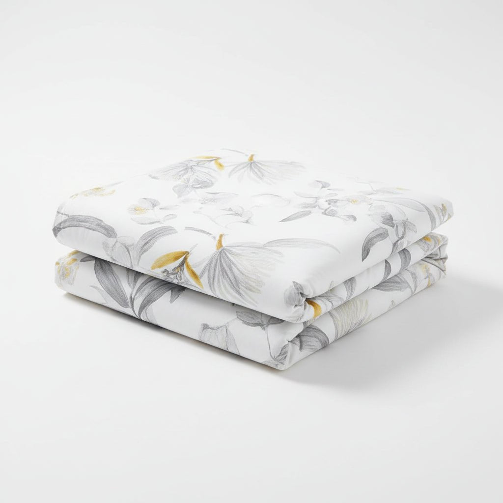 Leaf Pattern White Bedding Set-KING Coverlet Sets| Roots Furniture